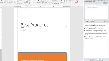 JasperActive Word 2016 Core Lesson 8: Learn 4 Table of Contents