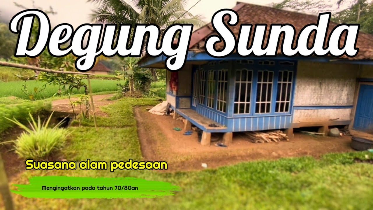 Degung Sunda Pernikahan Cocok diputar Sambil Ngopi di Rumah Panggung Pedesaan, sambil Bernostalgia