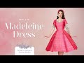 Madeleine dress sewing tutorial from gerties charmed sewing studio