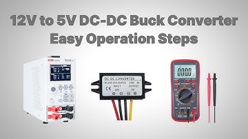 DC-DC Buck Converter: 12V to 5V Setup #howto #tutorial