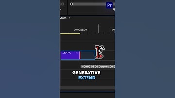Extend Your Video Length with Generative Extend in Adobe Premiere Pro #shorts