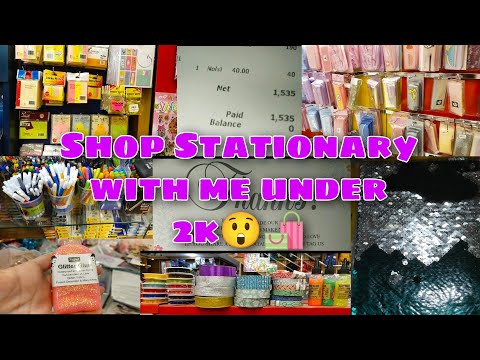 Best stationary shop in Pakistan??|22 products under 2000 PKR?| Stationary haul✏️?