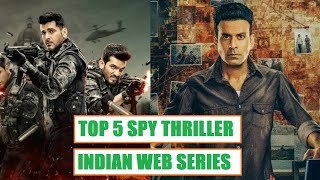 TOP 5 Best Spy Action Thriller Indian Web Series in Hindi | Bravery | Espionage | TV Series