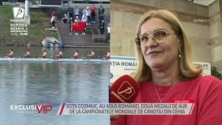 ELISABETA LIPĂ, EMOȚIONATĂ PÂNĂ LA LACRIMI DE VICTORIA ROMÂNIA LA CAMPIONATELE MONDIALE DE CANOTAJ