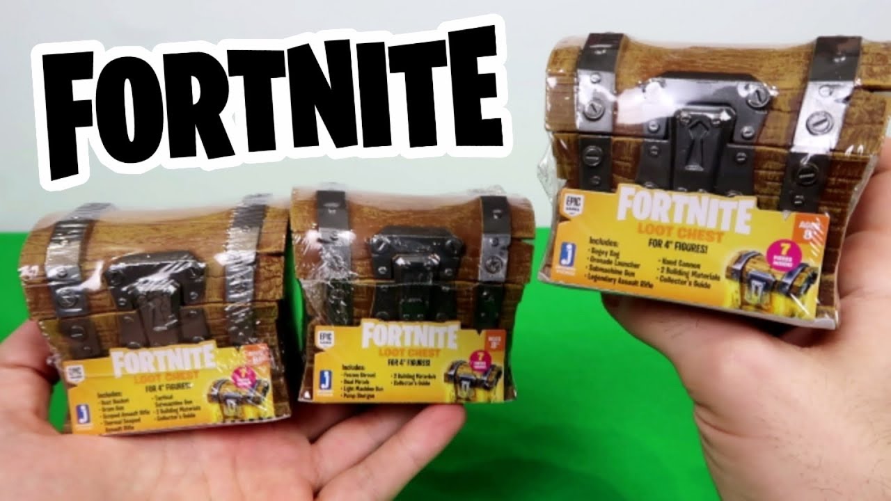 fortniteirl fortnite fortnitefigures - fortnite loot chest toy contents