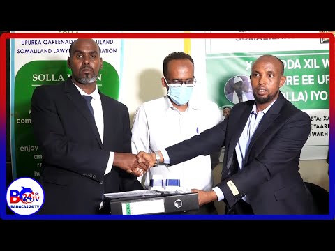 Hargeysa: Hogaanka cusub ee Ururka Qareenada Somaliland oo Xilkii la wareegay.