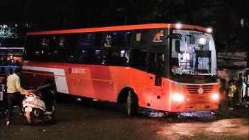 GSRTC,MSRTC,RSRTC Bus Departing At Surat Central Bus Stand.