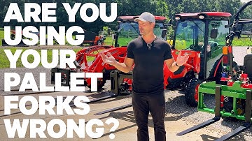 MODULAR PALLET FORKS & PALLET FORK GUIDE FOR TRACTORS