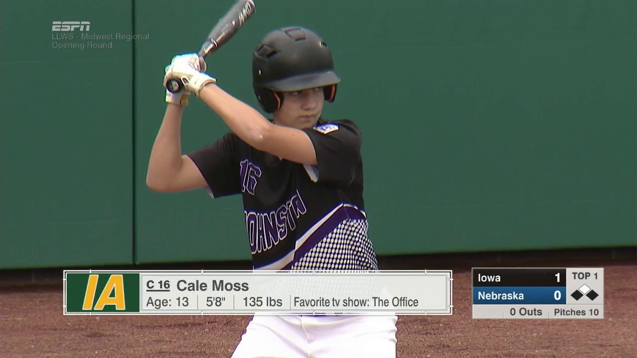LLWS REGIONALS Johnston Iowa vs Kearney Nebraska YouTube