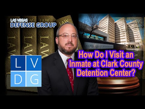 How do I visit an inmate at Clark County Detention Center (CCDC) in Las Vegas?