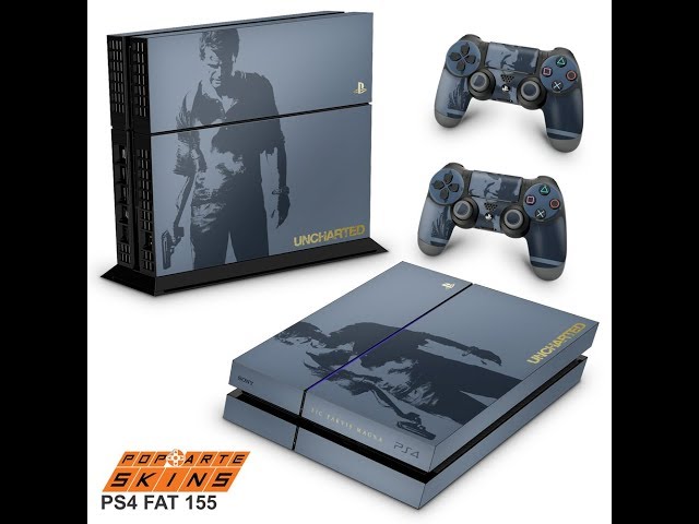 Uncharted 4 for PS3 Fat for PS3 Skin Stickers for Console 2 Pads