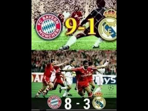 EL BAYERN HUMILLÓ AL REAL MADRID CON UN 9-1 - YouTube