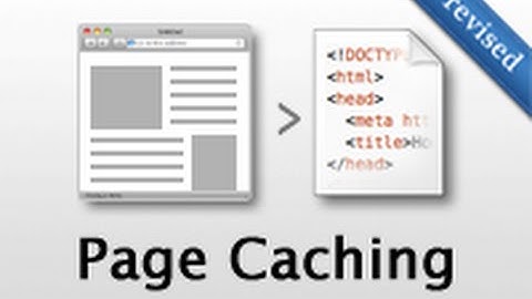 Ruby on Rails - Railscasts PRO #89 Page Caching (revised)