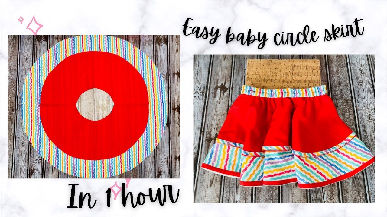 BABY CIRCLE SKIRT FOR 23 YEARS OLDCUTTING AND STITCHING YouTube