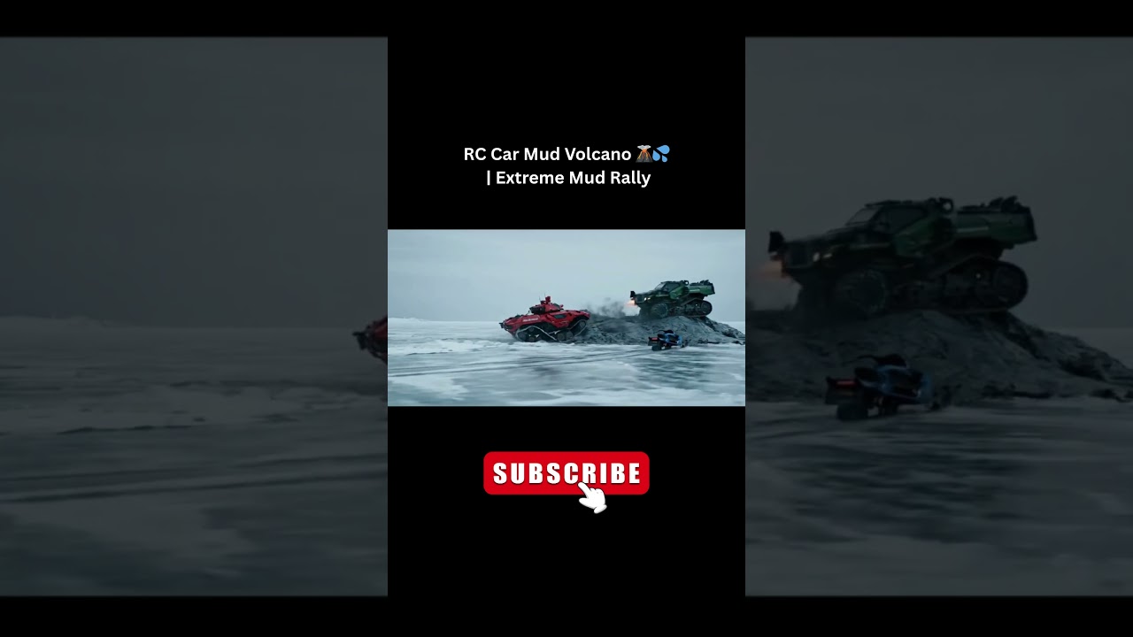 RC Car Mud Volcano 🌋💦  Extreme Mud Rally shorts 