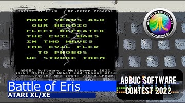 Atari XL/XE -=Battle of Eris=- ABBUC Software Contest 2022
