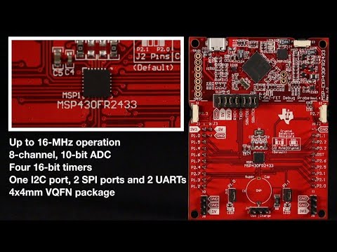 Board Tour of the MSP430FR2433 LaunchPad Development Kit