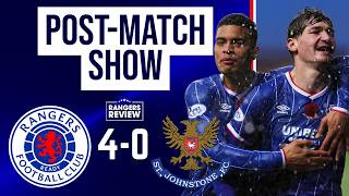 Rangers put FOUR past St Johnstone | Match Reaction LIVE from Ibrox