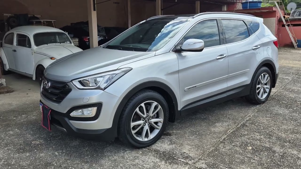 Hyundai Santa Fe V6 2014 7 lugares em detalhes