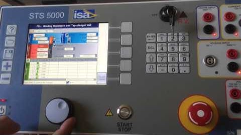 STS 5000 PT Winding Resistance STCS Application