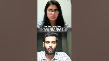GATE AE AIR 5 Talked about Why GATE over other options! #gate #gateexam #gateaerospacetestseries