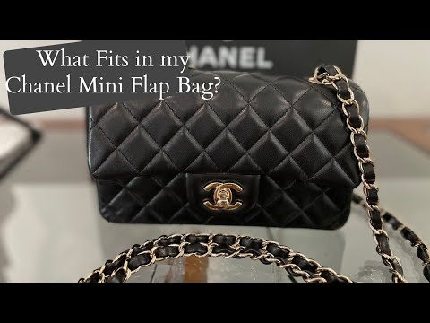 what fits in the chanel mini flap bag｜TikTok Search