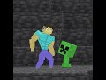 Steve vs Creeper minecraft animation⛏️v #minecraft #animation