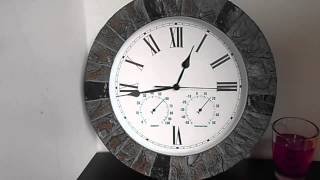 GG0018 - Slate Effect Outdoor Clock