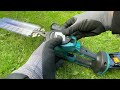 How to transform a Grass Shear into a Hedge Trimmer - Makita XMU04ZX 18V LXT Cordless DIY