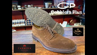 Carmina Shoe Maker Resole with a surprise sole. (Hint it has green)