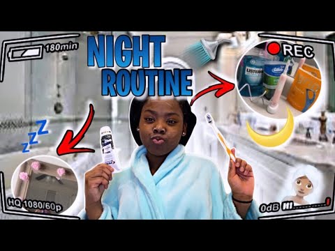 MY REALISTIC NIGHT ROUTINE : shower , hygiene , decorations , + more ! 💕 | Life with Mimi