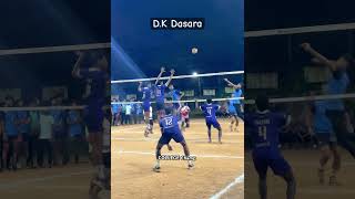 Rahul Alvas Combination Attacking Dakshina Kannada Dasara Volleyball At Mangala Stadium