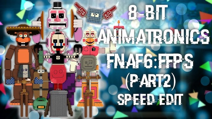 Fnaf5 SL Animatronics 8-bit (1part) by 133alexander on DeviantArt