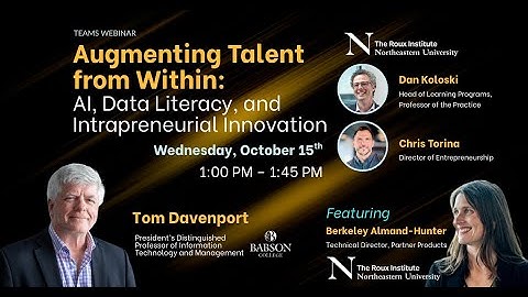 Augmenting Talent from Within AI, Data Literacy, and Intrapreneurial Innovation