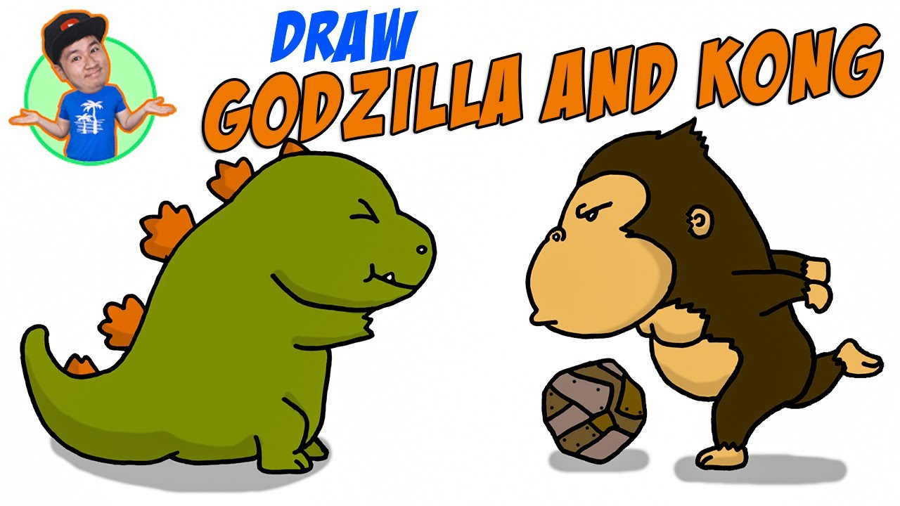 Kong và Godzilla đang chơi đá bóng, liệu ai sẽ giành chiến thắng? Hãy xem bức tranh vẽ thú vị này và tìm hiểu cách vẽ những nhân vật yêu thích của bạn.