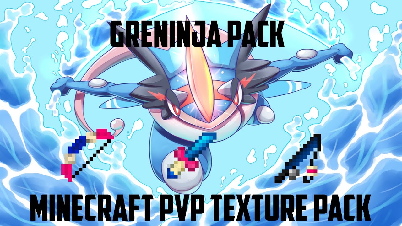 Minecraft Pokemon PvP Texture Pack Release::Greninja Pack ...