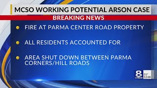 MCSO shuts down Parma Center Rd. for fire investigation