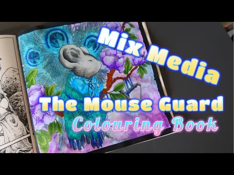 Full Mix Media -  Mouse Guard Colouring Book -