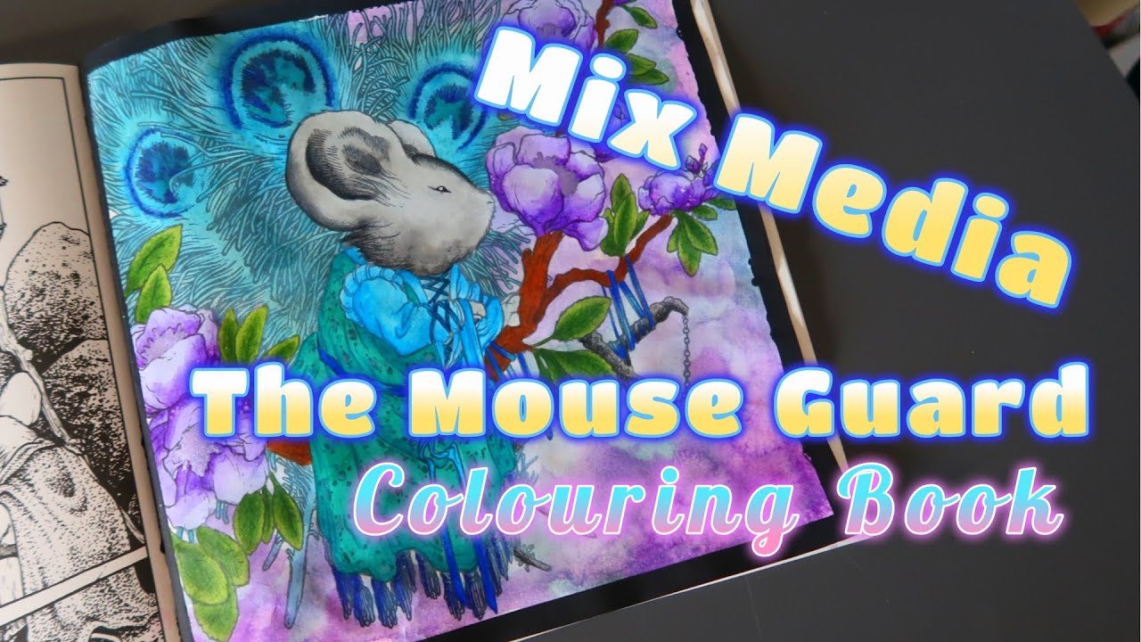 Full Mix Media -  Mouse Guard Colouring Book -
