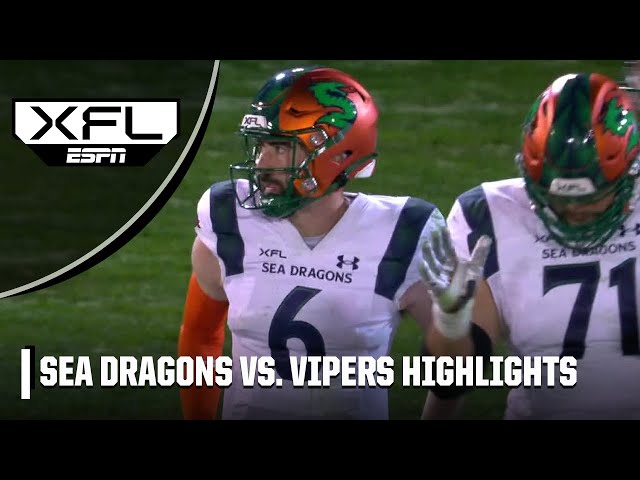 Seattle Sea Dragons vs. Vegas Vipers Prediction and Preview (XFL Football)  