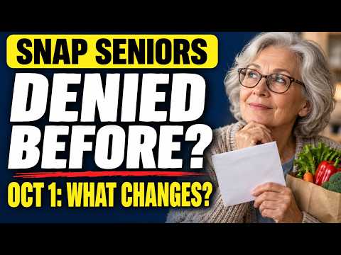 SNAP Rules Change October 1 — One New Rule Erases Old Senior Denials