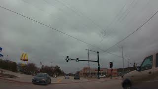 4K Dash Cam  Driving Around And Out Of Sheboygan Wisconsin On A Rainy Evening  March 2024