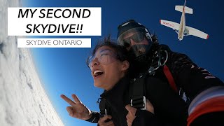 I SKYDIVED FOR THE 2ND TIME! (Skydive Ontario)