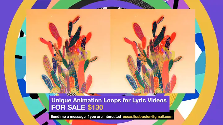 ANIMATION LYRIC VIDEO FOR MUSICIANS // LOOPS FOR S...