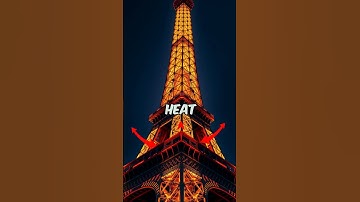 Did You Know the Eiffel Tower Grows 6 Inches Taller in Summer? 🗼☀️ #facts