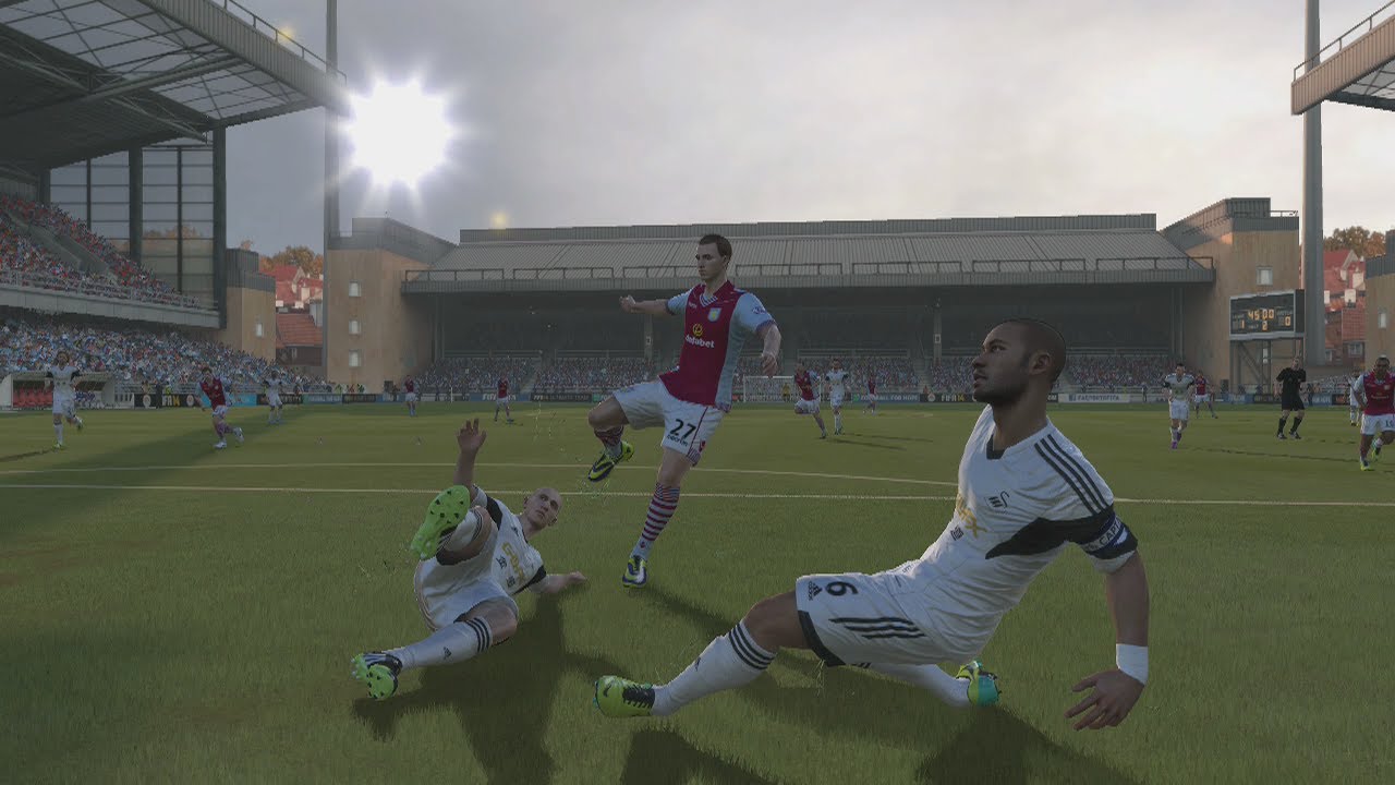 FIFA 14 (PS4): Aston Villa vs Swansea (Full Match) - YouTube