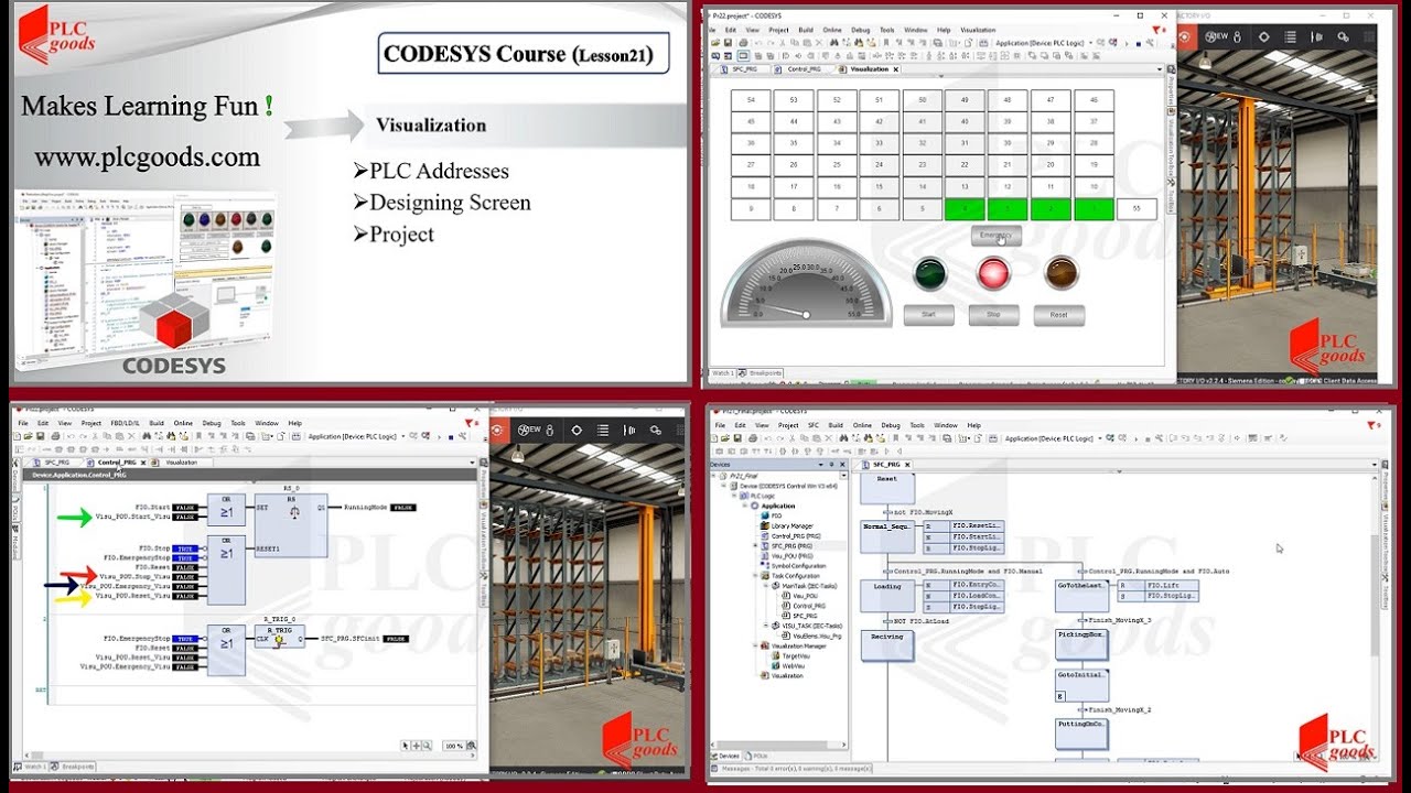 CODESYS Visualization Simulation Tutorial Designing A Virtual HMI 