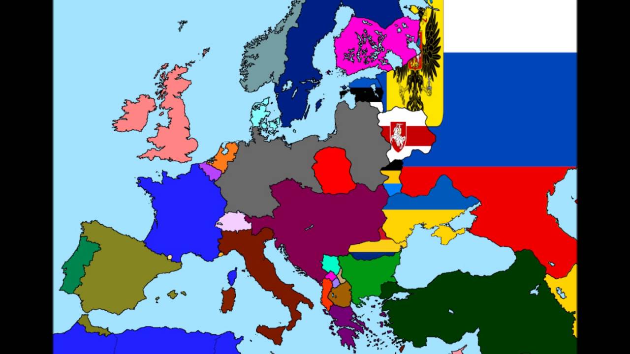 Карта мира если бы германия победила в первой мировой