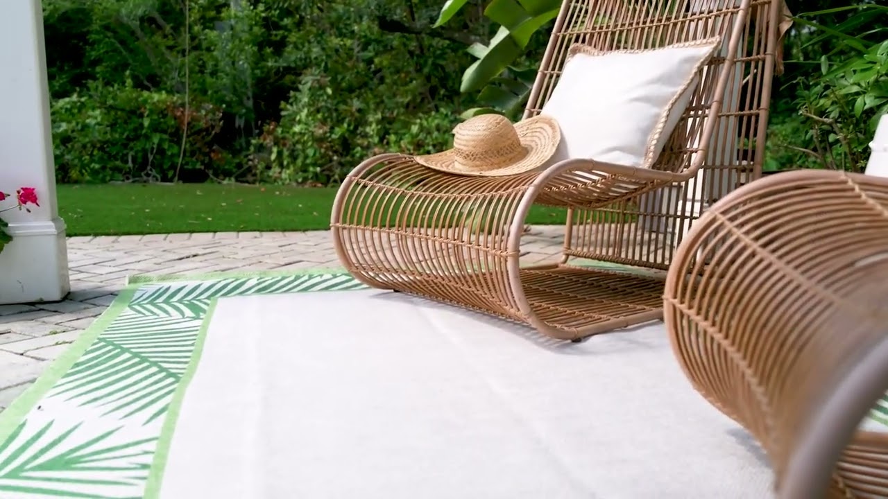 Garcelle at Home IndoorOutdoor Printed Area Rug