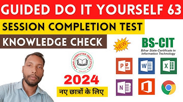 GUIDED DO-IT-YOURSELF SESSION 63 | BS-CIT SESSION 32 [HINDI]